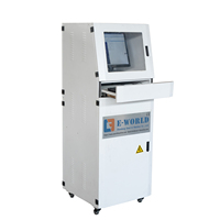 Petite machine de découpe de verre NC avec PLC à tête simple/multiple et moteur pas à pas AC, pompe et engrenage, épaisseur 1-12 mm, vitesse 20 m/min