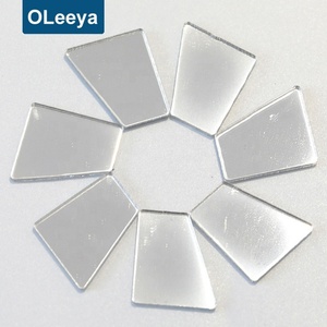 Plus de 35 formes de pierres précieuses en cristal, strass à dos plat avec colle, pierres acryliques effet miroir à fixer à chaud pour la décoration de vêtements - Product Image 5