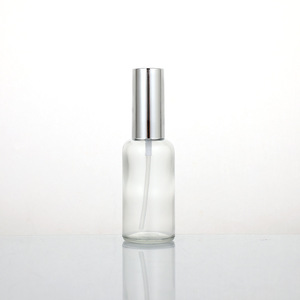 Wholesale Clear Glass 100ml <b>Empty</b> Oil <b>Spray</b> <b>Bottle</b> with Gold Silver Aluminum Pump Screw Cap for Skin Care Serum - Product Image 5