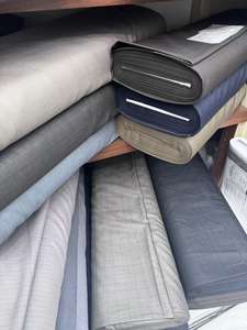 Tissu de <span class=keywords><strong>costume</strong></span> TR durable pour pantalons et blazers pour hommes, mélange de polyester et de viscose, tissu sergé tissé pour vêtements de bureau - Product Image 3