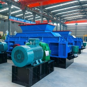 Concasseur à double rouleau à prix d'usine pour la fabrication de sable et le broyage de galets et de minerai - Product Image 1