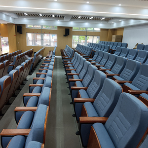 Promoción del fabricante Asientos de auditorio universitario con tablero de escritura Estudio de teatro Sillas de sala de música Asientos de cine - Product Image 4