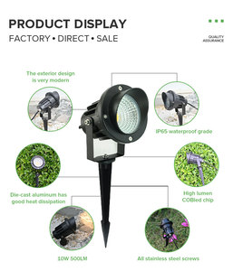 Lampes de paysage de jardin alimentées par câble Fête de mariage Lumière de jardin à domicile <span class=keywords><strong>Spot</strong></span> de paysage extérieur bon marché - Product Image 4