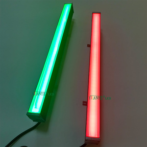 Yuanyeled Led 젖빛 선형 벽 와셔 스포트라이트 통 실버/회색 모델 YY-XQ4057 야외 장식 DMX512/WiFi 제어 - Product Image 1