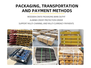 Mini escavatore cingolato scarpe nuove parti di macchine da costruzione in acciaio 40Cr per sottocarro per industrie edili - Product Image 3