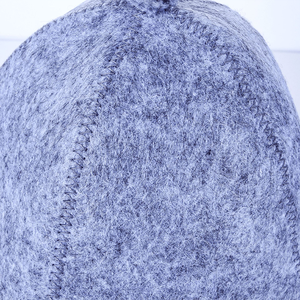 Gorro de Sauna de Fieltro, Elegante y Sencillo, Gris, Absorbente, para Secar el Cabello, para Baño, Sauna y Aguas Termales - Product Image 2