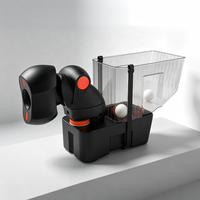 Robot de ping-pong portable, lanceur de balles de tennis de table, 2-15 m/s, 30-90 balles/min, 60R/S, rotation, machine de service automatique pour la maison et le jardin