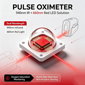 ไดโอด LED IR สีแดงเกรดทางการแพทย์ 630 660 760 850 940 นาโนเมตร แพ็คเกจเซรามิกสำหรับอุปกรณ์ทางการแพทย์ด้านความงามและการฟื้นฟูหลังผ่าตัด - Product Image 3