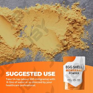 אבקת קליפת ביצה טבעית של JBY לבריאות העצם, תמיכה במפרקים ותוסף סידן לעור בריא - Product Image 4