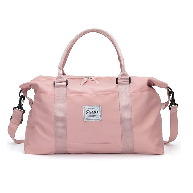 Розовая сумка для путешествий Ins, сумки для женщин на выходные, сумки для плавания с влажной и сухой сушкой