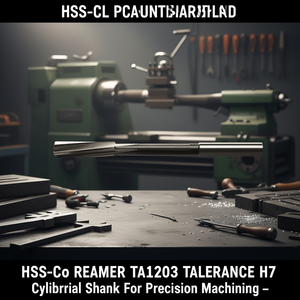 รีมเมอร์ Hss-Co รุ่น Ta1203 ความคลาดเคลื่อน H7 ก้านทรงกระบอก สำหรับงานกลึงความแม่นยำสูง - Product Image 3