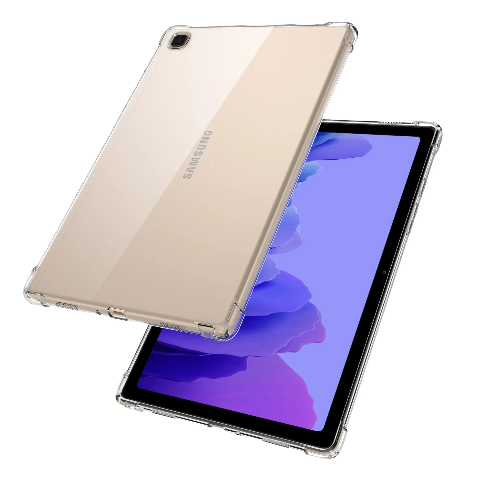 Casing pelindung Tablet anak-anak, sarung HP 10.4 inci 2020, anti syok TPU lembut untuk Samsung Galaxy Tab T500 T505