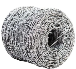Fil de fer barbelé agricole 1,5 mm 100 m 200 m 500 m, pas cher, ne rouille pas, protection murale, fil de fer barbelé en gros, clôture agricole - Product Image 1
