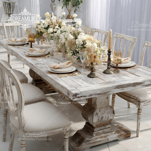 Bằng Gỗ Bàn Hình Chữ Nhật Khách Sạn Đồ Nội Thất Bằng Gỗ Bảng Người Bán Tốt Nhất Bệ Bàn Ăn - Product Image 3