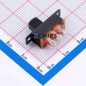 SS-22F32-G060 Slide Switch Through hole Component (THT) Switch Double Pole Double Throw Rectangle Pin Header Solder Tab 23.2mm - Product Image 2