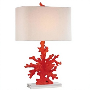 Lampe de bureau Red Coral pour hôtel, idéale pour le hall d'hôtel, la chambre d'hôtel, le salon, la chambre à coucher, le bureau, la maison, l'éclairage et la décoration - Product Image 1