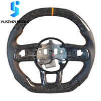 Volant en carbone chauffant, plug-and-play, compatible avec Jeep Gladiator JT Rubicon Overland Mojave 2019-2026, compatible avec Wrangler JL JLU