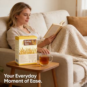 أكياس شاي الشعير الطبيعي العضوي الممتاز - دعم كامل للجهاز الهضمي، تنظيف الجسم وصحة الطحال، فوائد تبريد - 5 جرام × 30 كيس - Product Image 4