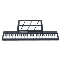 Órgano Electrónico Plegable de Plástico, Teclado de Piano con Sensor de Velocidad, Sintetizador de 61 Teclas, Teclado Digital para Principiantes