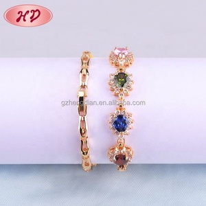 สร้อยข้อมือเจอร์เมเนียมลวดหนามชุบทองคำซาอุดิอาระเบีย 18K แบบใหม่ - Product Image 5