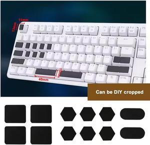 Custom Logo Pre-Cut Self Adhesive Ultra Thin Sweat Absorbing Mouse Grip <b>Sticker</b> DIY Non Slip Suck Sweat Mice Grip <b>Sheet</b> Tape - Product Image 2
