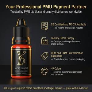 YD Offre Spéciale : Marque d'Encre <span class=keywords><strong>de</strong></span> Maquillage Permanent, Pigment Liquide pour Microblading et Tatouage, Couleurs pour Sourcils, Lèvres et Eye-liner - Product Image 6