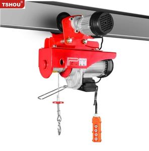 Fourniture directe d'usine PA1000 30M/15M 250/450kg Mini palans électriques à câble métallique avec grue de levage de poulie de chariot à 4 roues 1T - Product Image 2