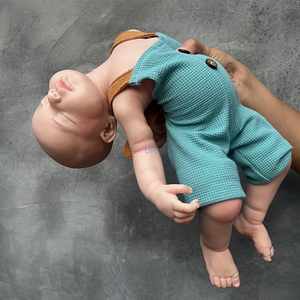 20 Pouces 3 kg Réaliste Ultra Douce Guimauve Silicone Poupée <span class=keywords><strong>Reborn</strong></span> Bébé Fille - Affichage Vitrine Accrocheur pour Magasins de Jouets pour Enfants - Product Image 4