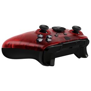 Clear Red Replacement Faceplate Front Housing Shell for Control <b>Xbox</b> One for Series Elite 2 <b>Controller</b> <b>Case</b> Cover - Product Image 6