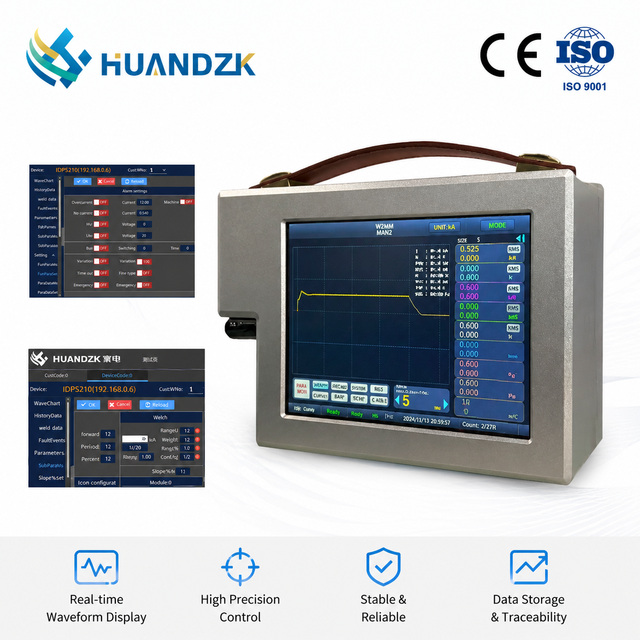 Welding Quality Inspection Device with Data Recording & Fault Alarm Spot Weld Testing Analyzer Equipment Welding Monitor