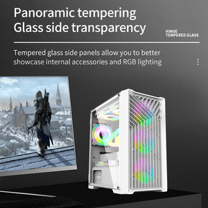 Nhà Máy Giá coolmoon ODM/OEM Máy tính để bàn trường hợp máy tính PC <span class=keywords><strong>ATX</strong></span>/ITX Trường hợp với Side Panel cửa sổ giá rẻ chơi game trường hợp máy tính - Product Image 3