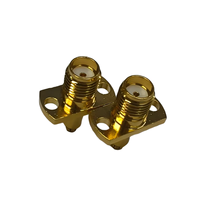 Adaptateur coaxial RF haute fréquence 50 ohms S MA/SSMP-KKG, connecteur à ondes millimétriques 10 MHz-18 GHz, acier inoxydable