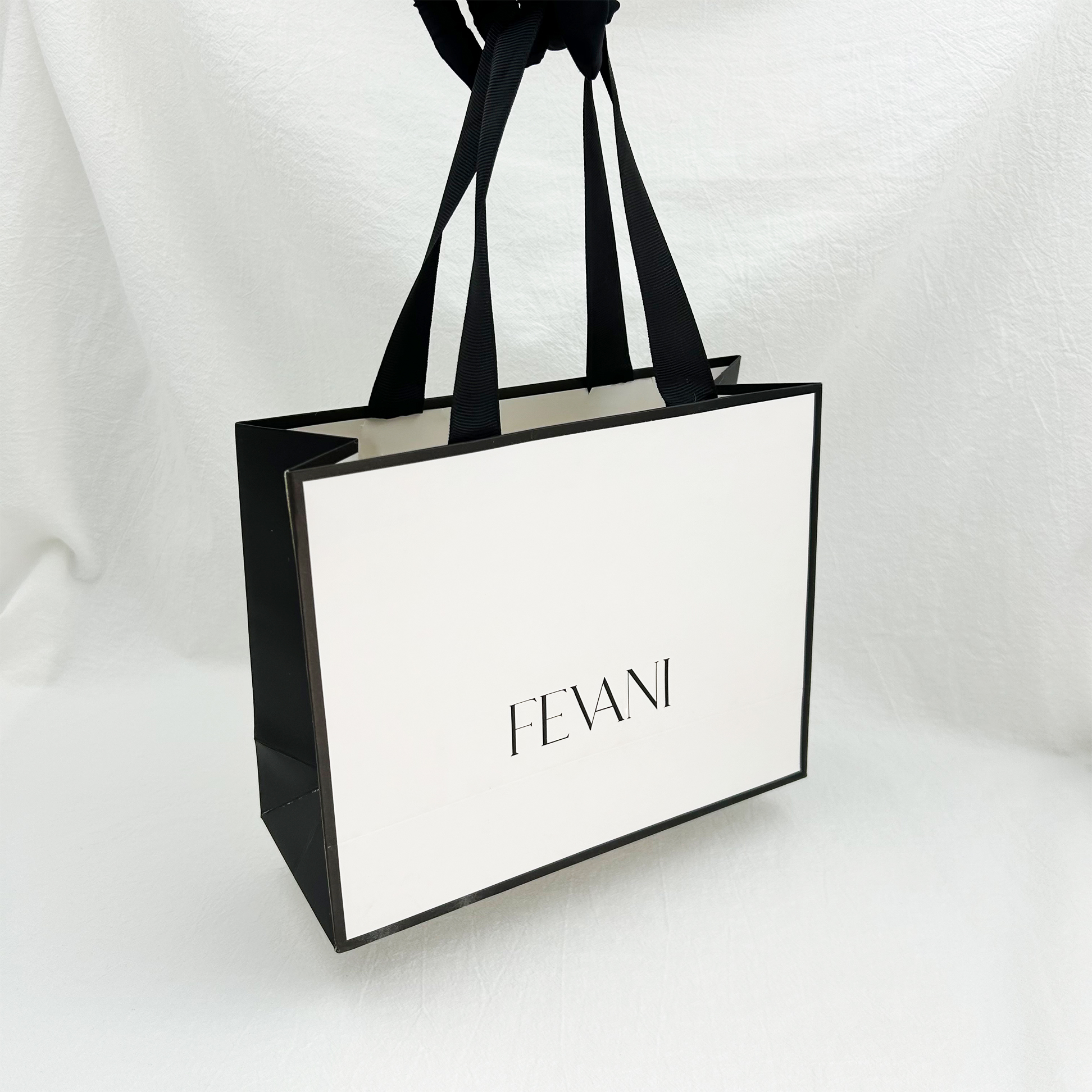 Recycled Custom Promotional Gift Clothing Packaging Paper Shopping Bags With Your Own Logo Handle Wholesale Printing Logo