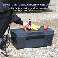 Accessoires Cybertruck : Réfrigérateur coffre 25L avec contrôle par application, glacière de rangement pour camion, réfrigérateur de camping extérieur