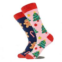 Chaussettes de Noël unisexes pour homme et femme, anti-transpiration, anti-frottement, toutes saisons, taille unique, en coton, vente chaude