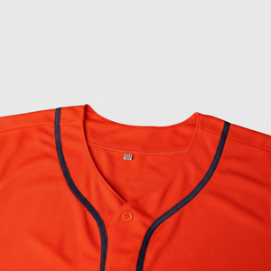 OEM Service Men's Baseball Jersey Button <b>Down</b> Shirts Short Sleeve Sports Custom Logo Baseball Jerseys Blank Wholesale - Product Image 1