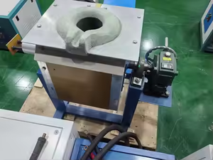 Lò cảm ứng nấu chảy vàng bạc nhỏ 10kg bán chạy, thiết bị chế tác đồ trang sức với động cơ và máy phát điện - Product Image 4