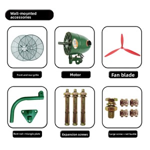 Ventilador Eléctrico de Grado Industrial, Alta Potencia, de Piso a Techo, con Oscilación, Montable en Pared, para Hogar, Comercio y Fábrica - Product Image 5
