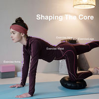 Nouveau design de coussin d'équilibre de méditation gonflable en TPU pour le yoga et le sport