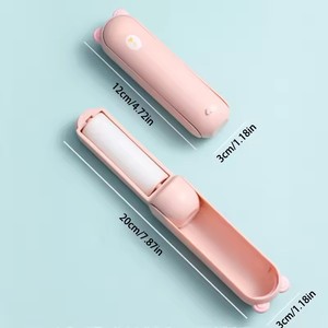 Portable Sticky PP Silicone Dust Wiper Remover Cat Dog Clothes Remover Reusable Washable <b>Lint</b> <b>Roller</b> Bed Hair Cleaning Brush - Product Image 6