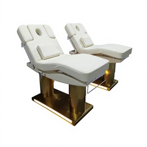 Cama de masaje eléctrica multiángulo ajustable para tratamientos faciales, silla cosmética para salón de belleza y clínica. - Product Image 1