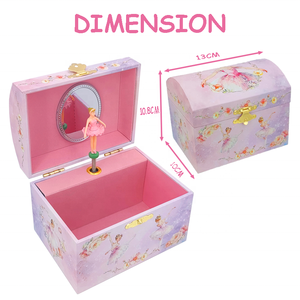 Elegante Caja Musical <span class=keywords><strong>de</strong></span> Ballet <span class=keywords><strong>de</strong></span> la Fábrica Jakos - Regalo Perfecto para <span class=keywords><strong>Cumpleaños</strong></span>, Navidad y Festividades <span class=keywords><strong>de</strong></span> Niñas, Caja Musical <span class=keywords><strong>de</strong></span> Madera - Product Image 2