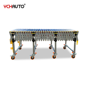 Onderdelenwerkplaats Rollen Transportband Magazijnwagen Laden Verstelbare hoogte Flexibele O-bandrollen Transportbanden - Product Image 5