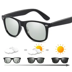 Оптовая продажа Классические Стильные Солнцезащитные очки поляризованные фотохромные очки для мужчин и женщин # Пользовательский логотип