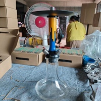 Usine en gros chicha de haute qualité 304 boîte-cadeau en acier inoxydable flux shisha russie narguilé