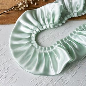 Cinta de Satén Plisada de Color Sólido Romántico de 5 cm, Personalizable, para Adorno de Vestidos de Noche y Dobladillos de Faldas, 1 Metro/unidad - Product Image 5