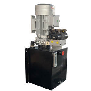 Индивидуальный трехфазный горизонтальный двигатель 5HP 4P с аккумулятором 100L, новая Гидравлическая система и станция смазки для конуса - Product Image 3