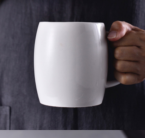 Trendy New Ins-Style Barrel-Shaped Porcelain BPA Free Eco-Friendly Coffee <b>Mug</b> Customizable Gift Wholesale for Hotels Restaurants - Product Image 6