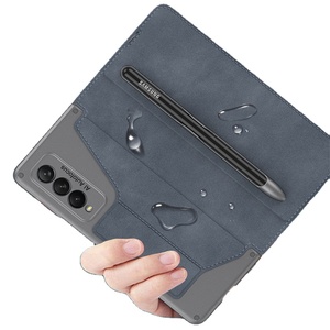เคสพีซีแบบแข็งหนัง PU พับได้3 5G สำหรับ Samsung <span class=keywords><strong>Z</strong></span> Folding <span class=keywords><strong>4</strong></span> - Product Image 1