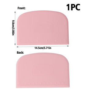 Cokan cấp thực phẩm nướng công cụ <span class=keywords><strong>BPA</strong></span> miễn phí PE nhựa bột Cắt băng ghế dự bị <span class=keywords><strong>scraper</strong></span> linh hoạt bát <span class=keywords><strong>scraper</strong></span> teigschaber bánh <span class=keywords><strong>scraper</strong></span> - Product Image 2